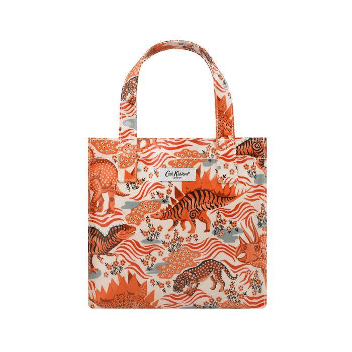 Small Bookbag Camo Dino Cream