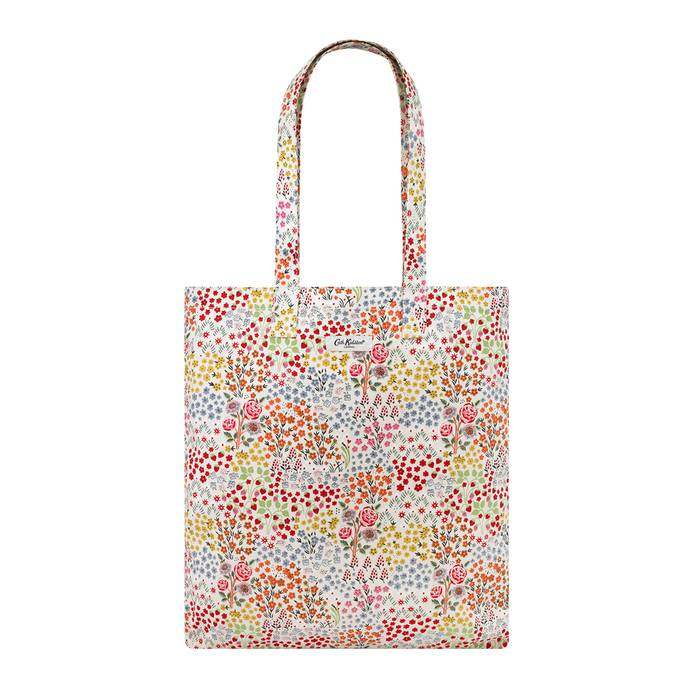 Cotton Bookbag Kingdom Ditsy Cream