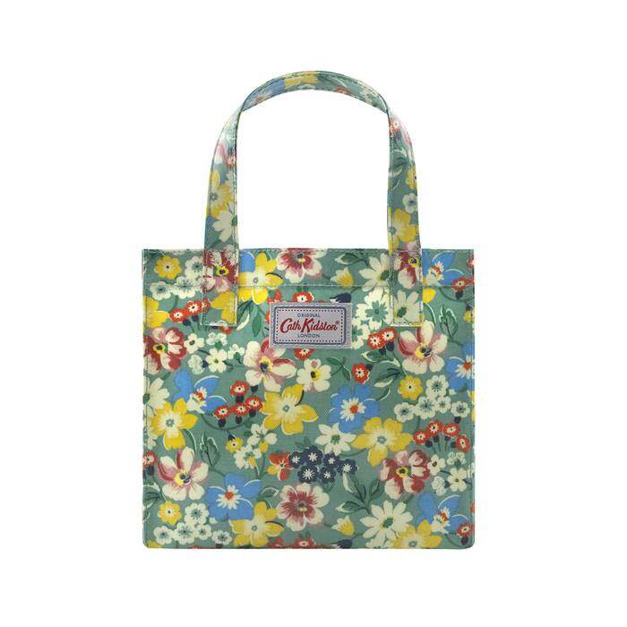 Small Bookbag Portland Flowers Sage