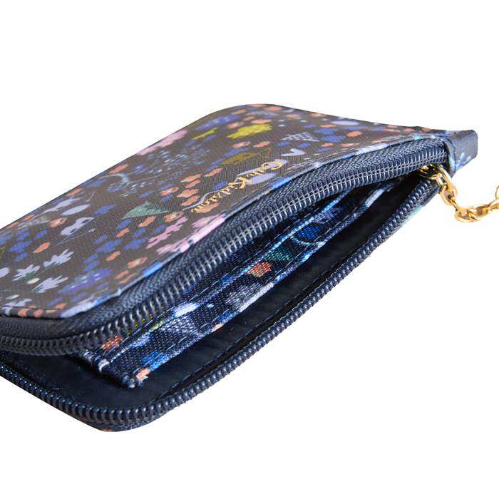 Female Card & Coin Purse Tiny Town Navy 1