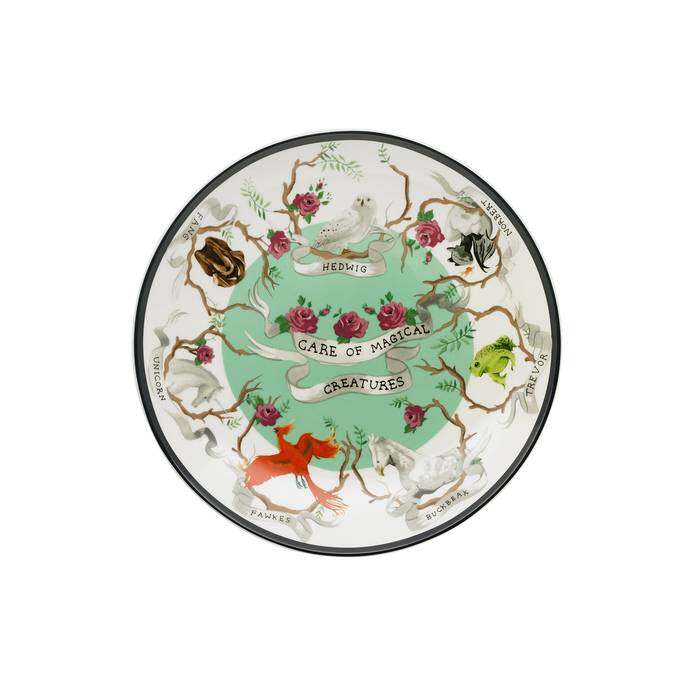 Harry Potter Side Plate Magical Creatures Cream