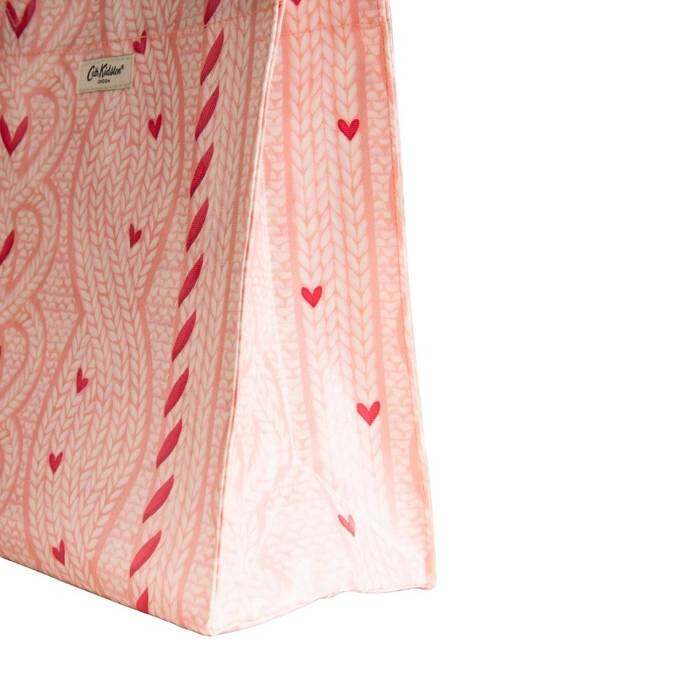 Female Medium Bookbag Knit Print Pink 1