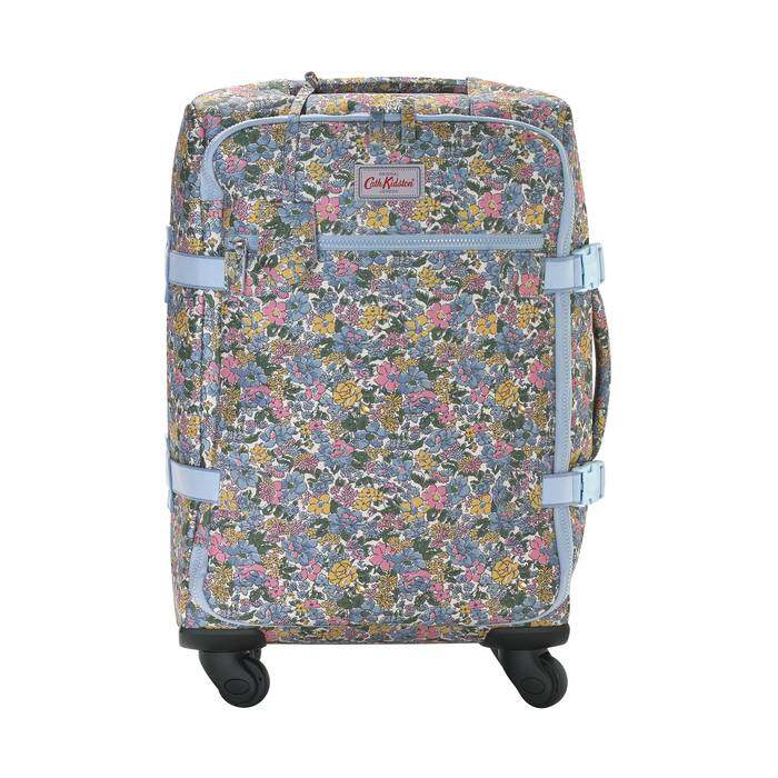 Four Wheel Cabin Bag Vale Floral Warm Cream