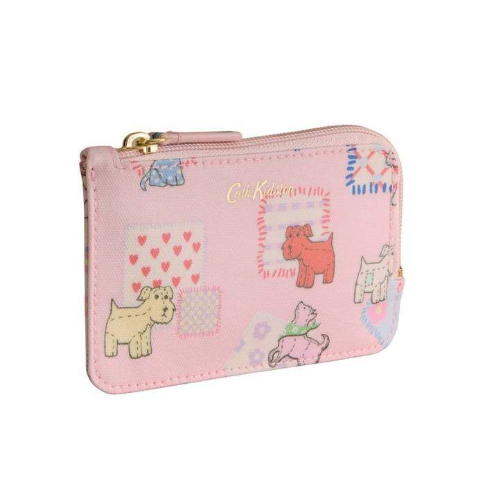 Female Card & Coin Purse Teddy Dog Pink