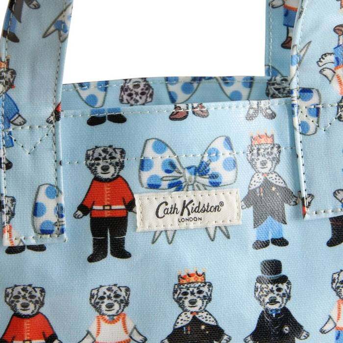 Female Small Bookbag London Dogs Blue 1
