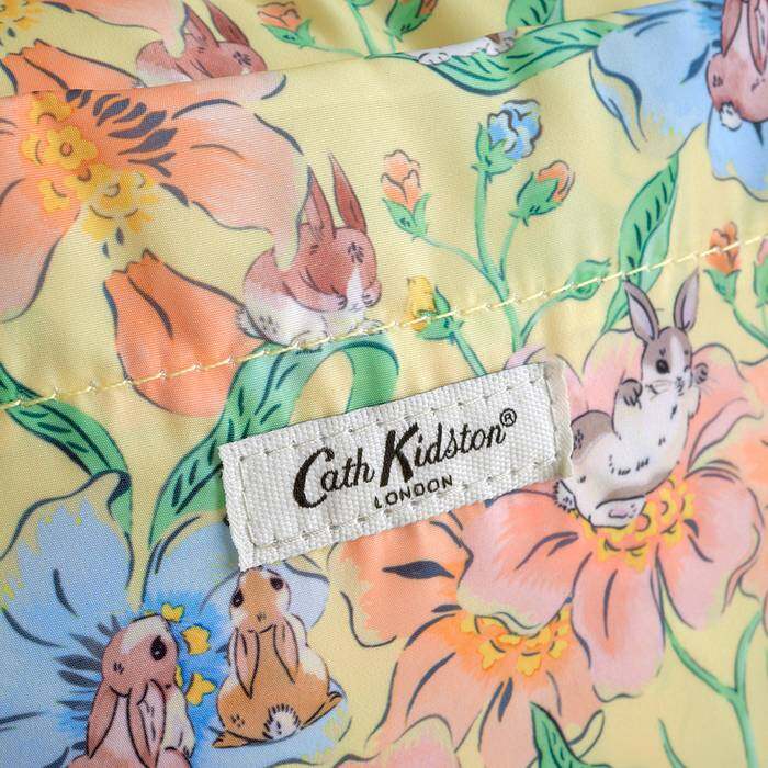 Female Foldaway Crossbody Bunnies Floral Yellow 1