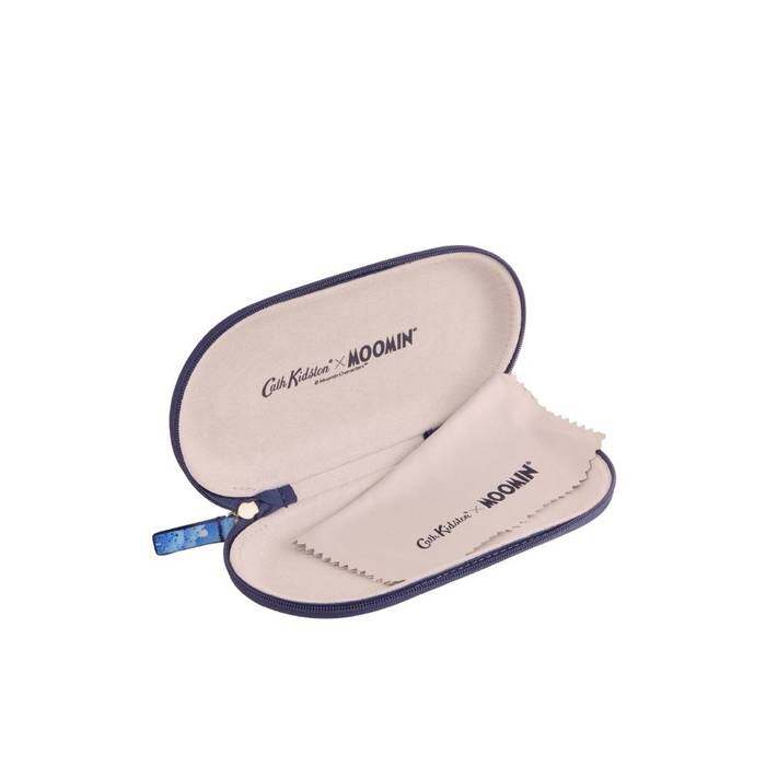 Female Glasses Case Moomin Clouds Blue 1