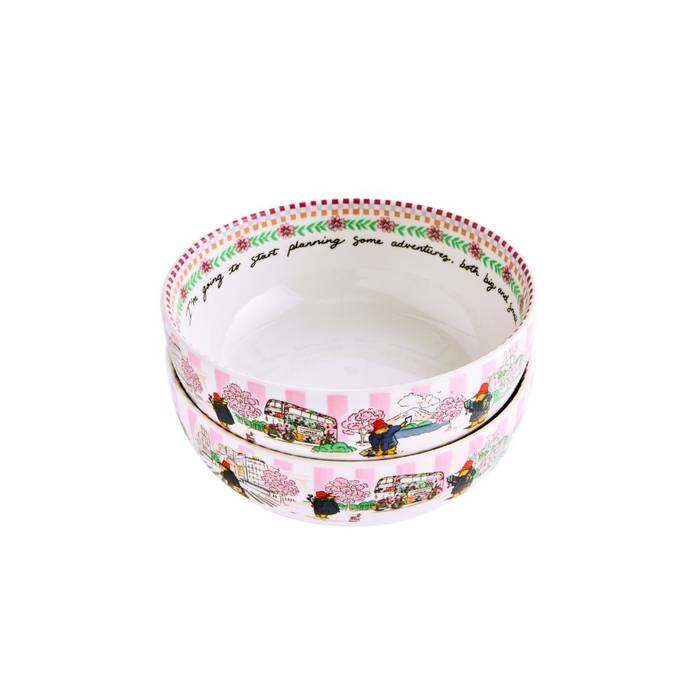 Set 4 Pasta Bowl Paddington White