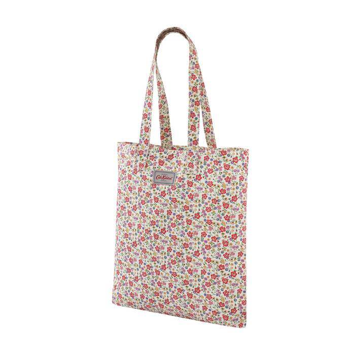 Cotton Bookbag Pembridge Disy Cream 1