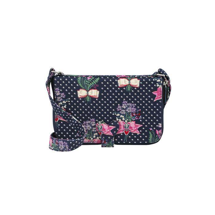 The Everything Cross Body Lillies Posey Navy 1
