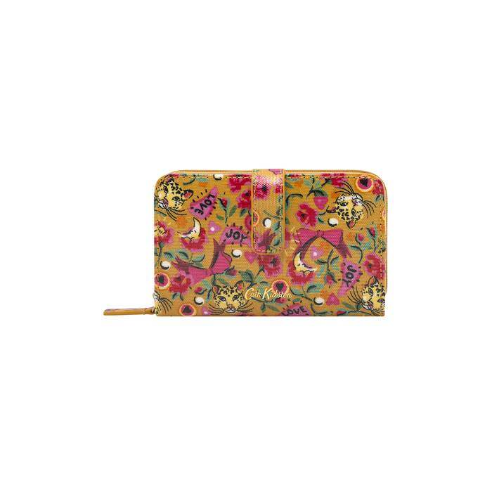 Pinball Ditsy Folded Zip Wallet Yellow