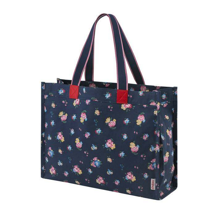The Sidekick Tote Park Meadow Bunch Navy 1