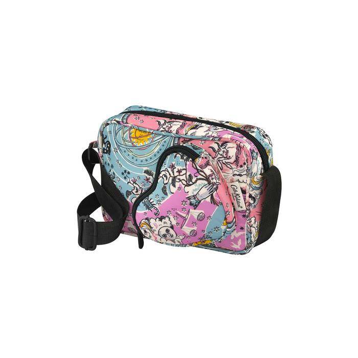 Foldaway Heart Cross Body Celestial Pink/Mint 1