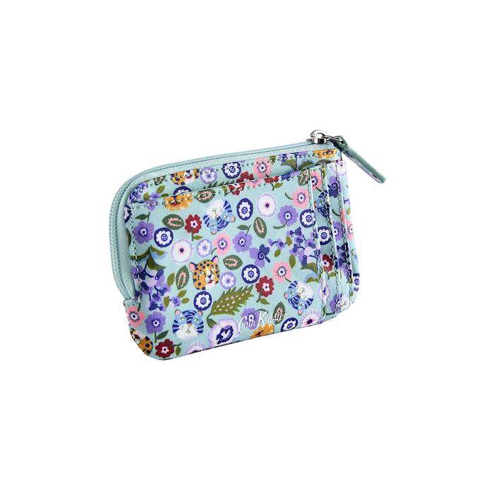 Female Card & Coin Purse Misty Lavender Green