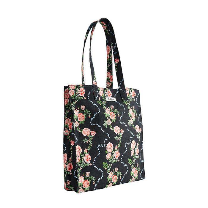 Female Large Bookbag Rose Flutter Navy