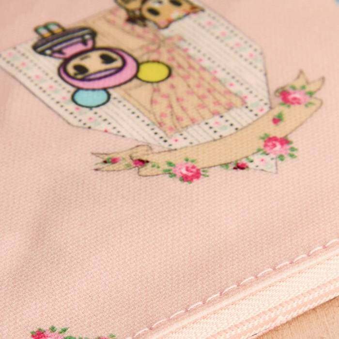 Female Zipped Purse Tokidoki Town Pink 1