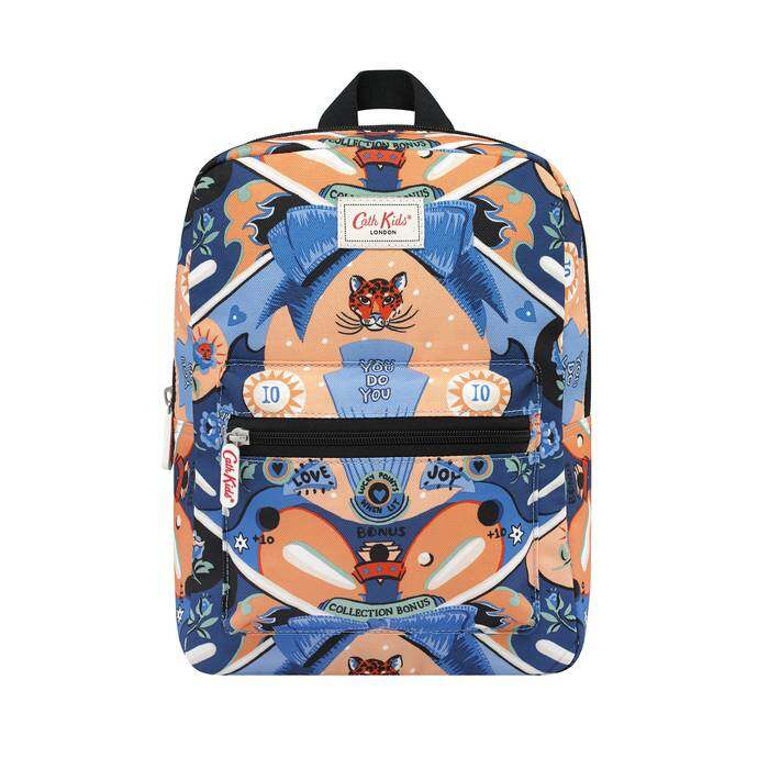 Kids Modern Medium Backpack Pinball Ditsy Pink