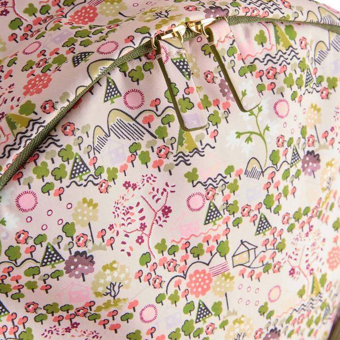 Female Compact Backpack Tiny Town Pink 1