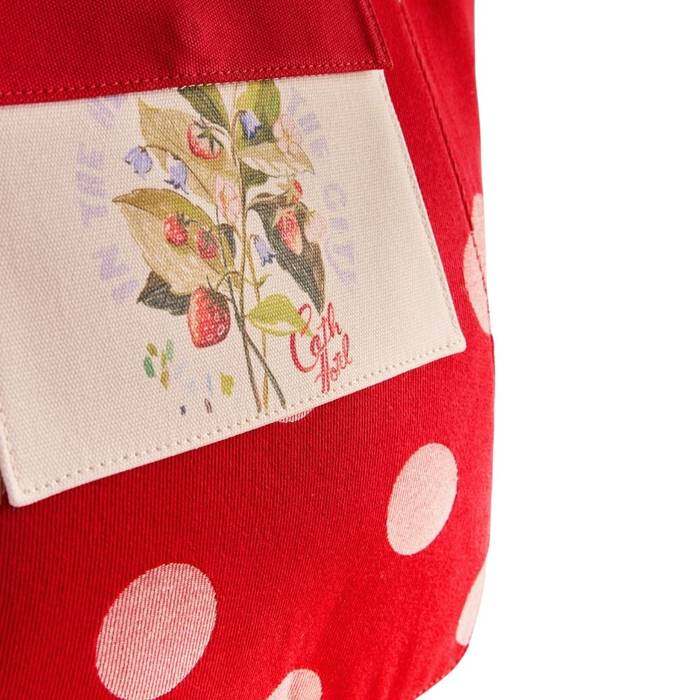 Female Large Market Tote Red Spot Red 1