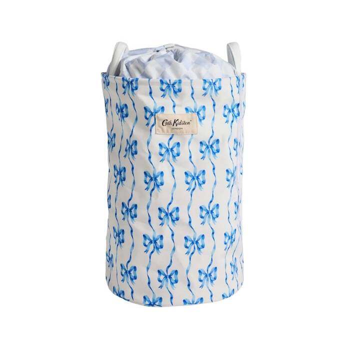 Female Laundry Bag Bows Blue