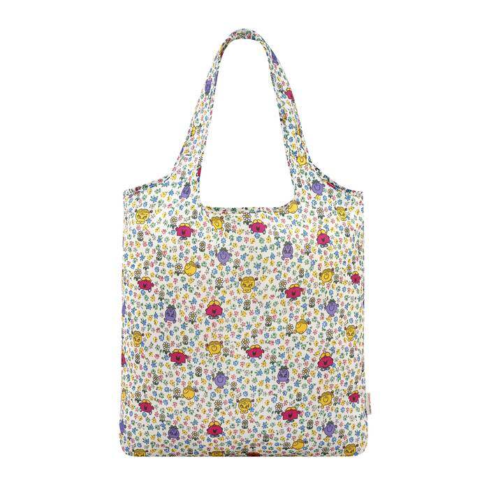 Foldaway Shopper Little Miss Ditsy Oyster Shell