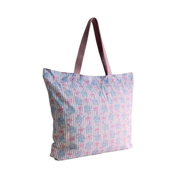 Female Large Foldaway Tote Nana the Elephant Multi-Color