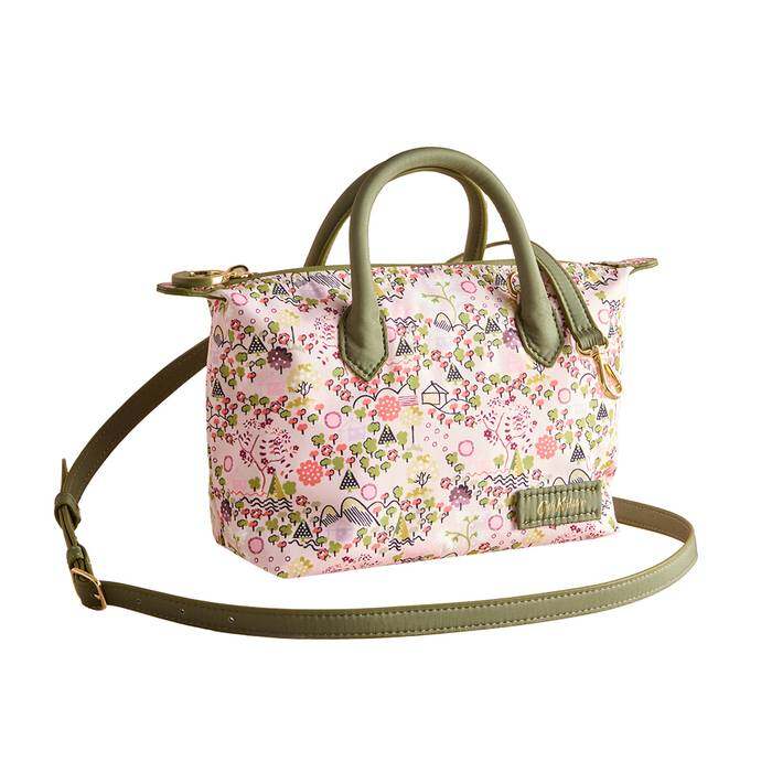 Female Mini Tote Crossbody Tiny Town Pink