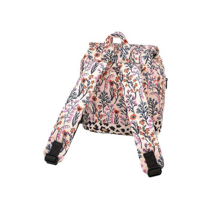 Recycled Rose Mini Backpack Paper Pansies Small Peach 1