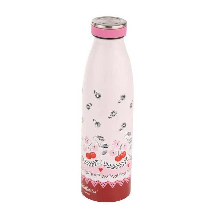 Stainless Steel Bottle 460ML Cherry White 1