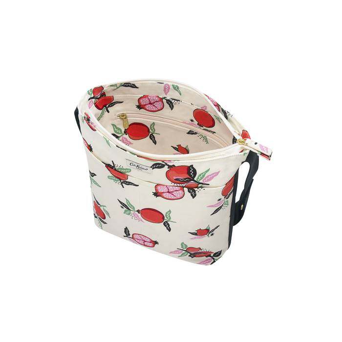Zipped Messenger Bag Pomegranate Cream 1