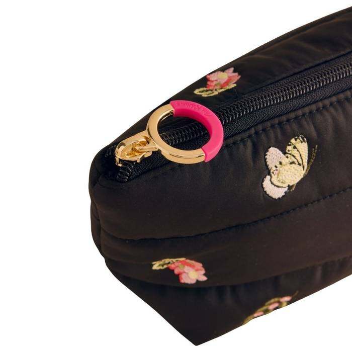 Female Paded Pouch Butterfly Dance Black 1