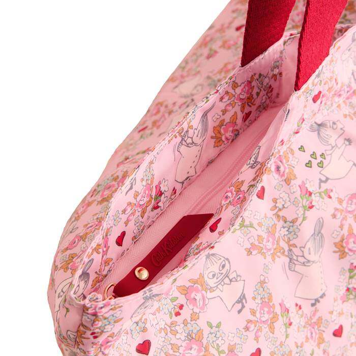 Female Large Foldaway Tote Little My Ditsy Pink 1