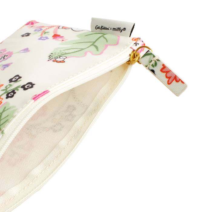 Zipped Purse Miffy Botanical Ecru 1