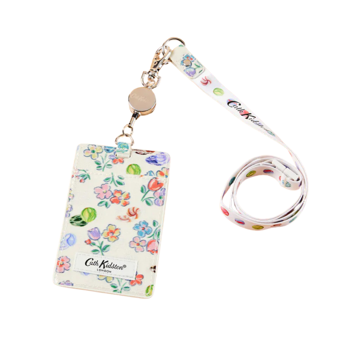 Set Lanyard Marble Ditsy Ecru