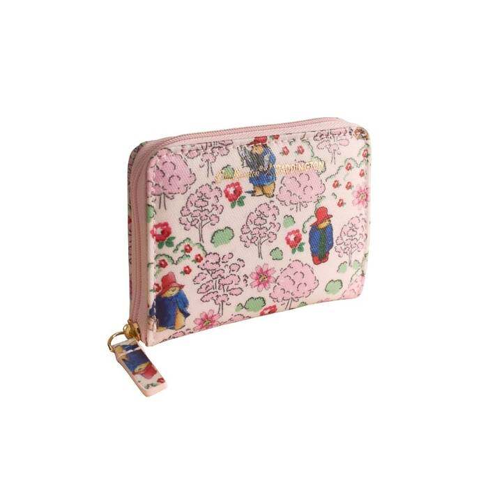 Female Mini Continental Wallet Paddington Ditsy Pink 1