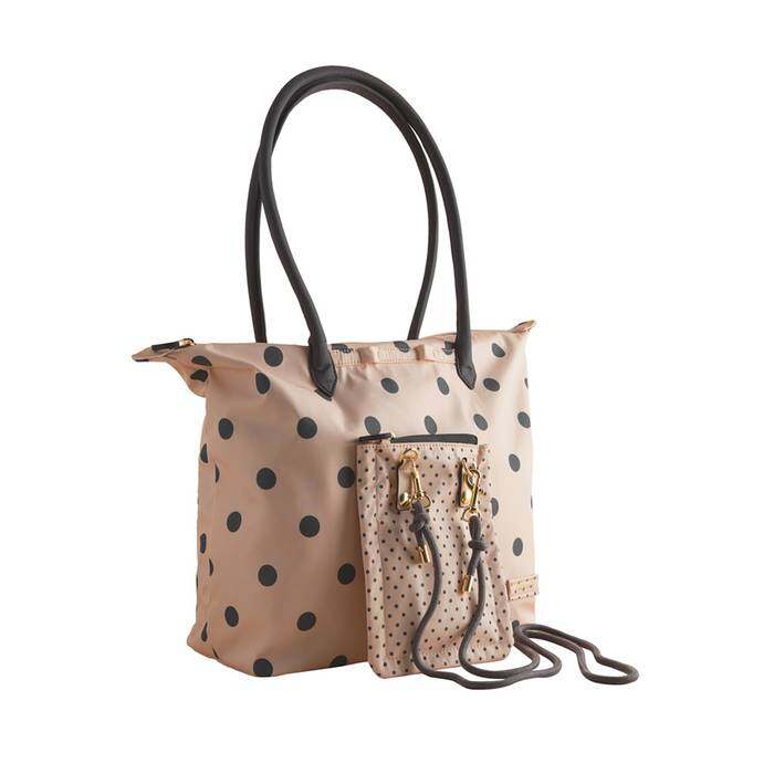 Female Medium Tote Pink Spot Pink