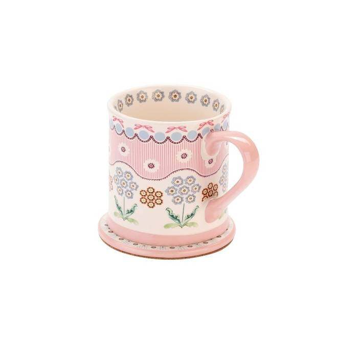 Set Mug & Coaster Spitalfields Silk Multi-color 1