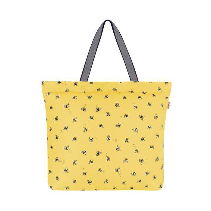 Large Foldaway Tote Bee Deep Yellow