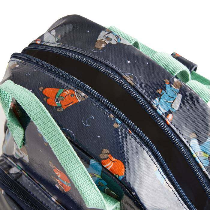 Kids Boy Medium Backpack Space Bears Navy 1
