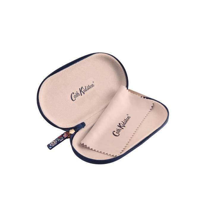 Female Glasses Case Pearly Queen Ditsy Navy 1