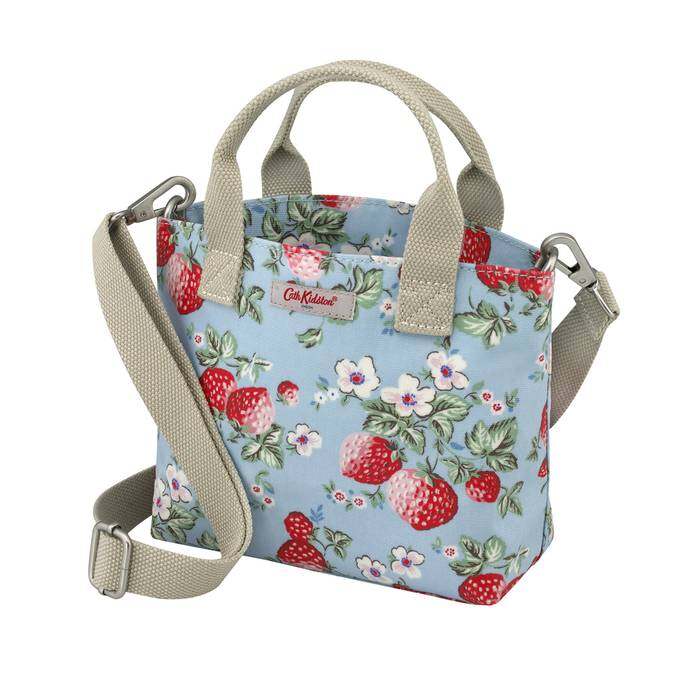 Mini Tote Mini Wild Strawberry Dusky Blue 1
