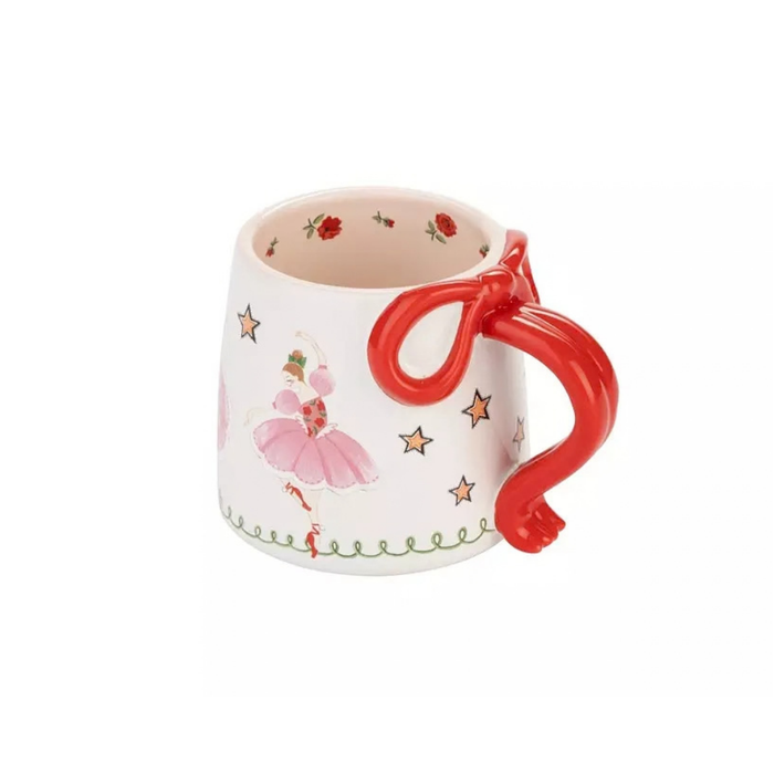 Multi-Color Billie Mug Ballerina Bow Handle 1