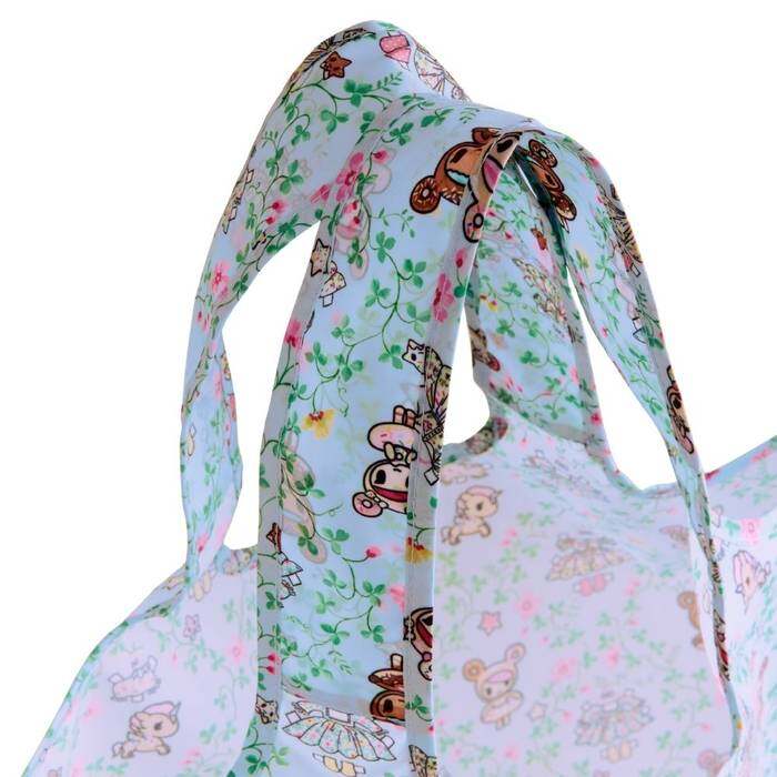 Female Foldaway Shopper Tokidoki Paper Dresses Blue 1