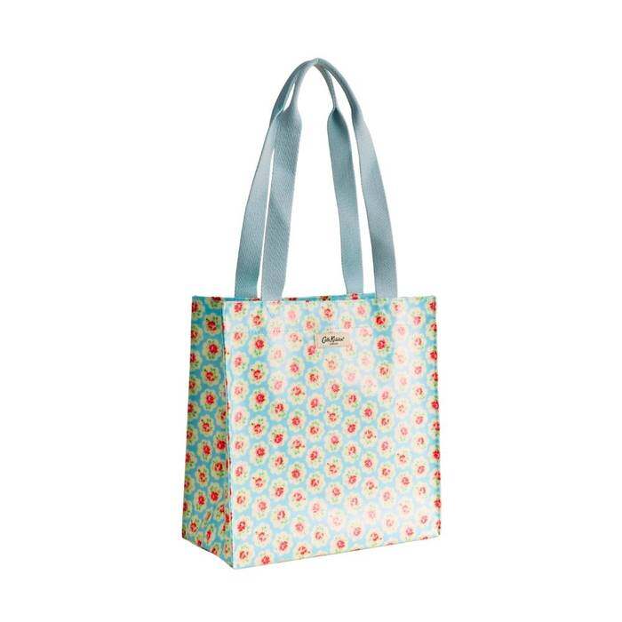 Female Medium Bookbag Provence Rose Blue