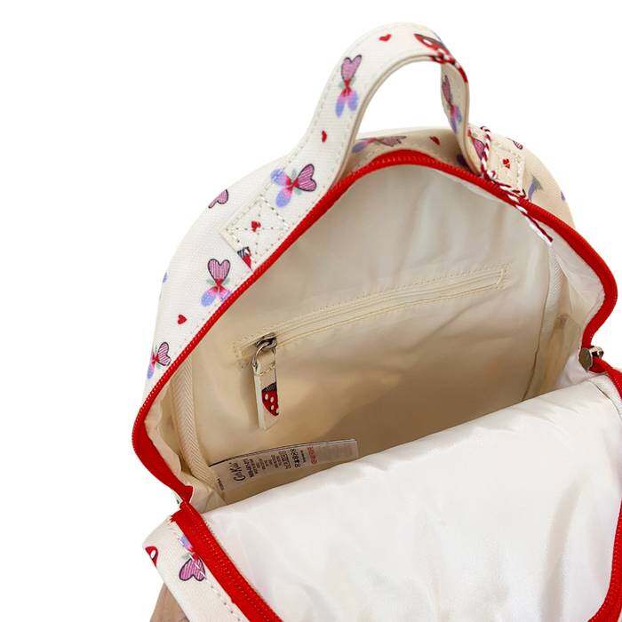 Kids Girl Round Backpack A Stitch In Time Ecru 1