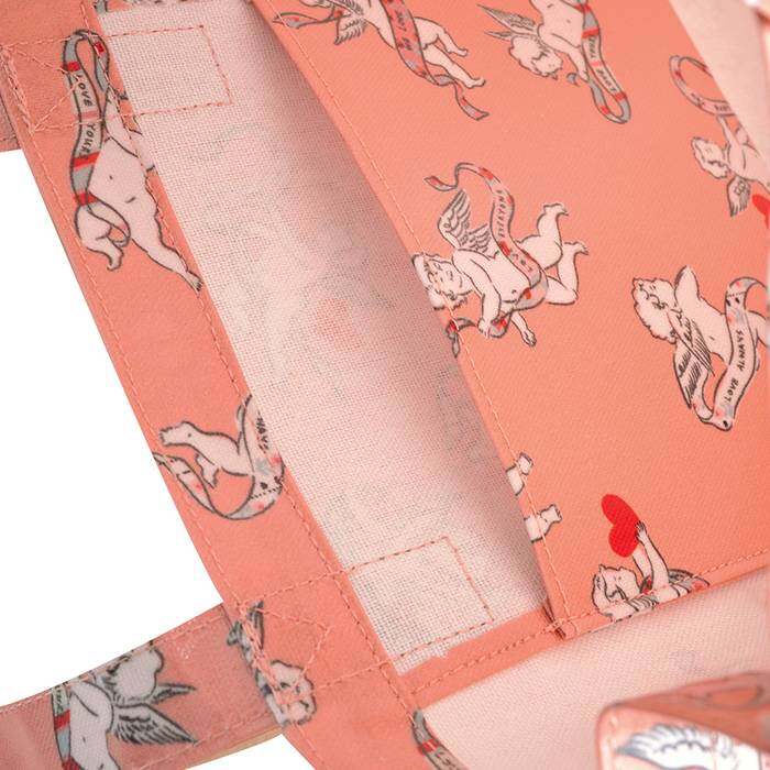 Female Large Bookbag Cupids Red/Pink 1