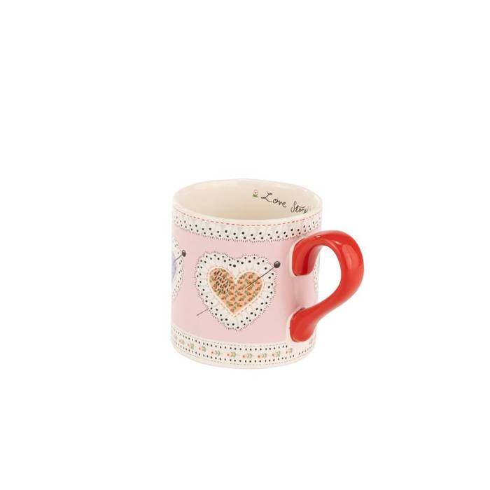 Shortie Mug 240 ML Love Story Pink