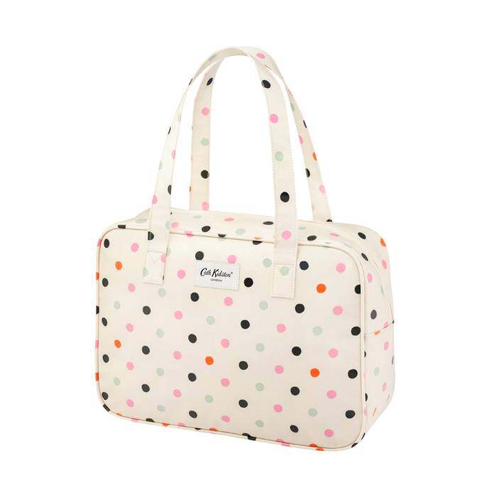 MFS Large Boxy Zip Bag Spot Ecru 1