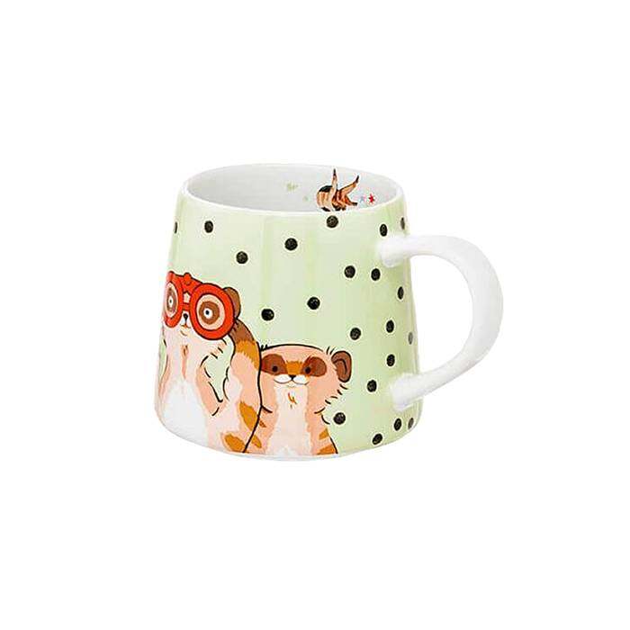 BILLIE MUG MEERKATS GREEN 1