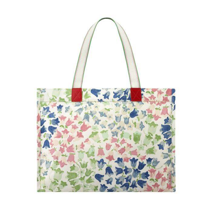 The Sidekick Tote Painted Bluebell Warm Cream